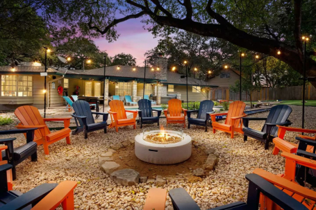As the fire crackles and the string lights twinkle above, you’ll feel an unbreakable bond with loved ones—sharing stories, laughter, and unforgettable moments under the Texas sky.